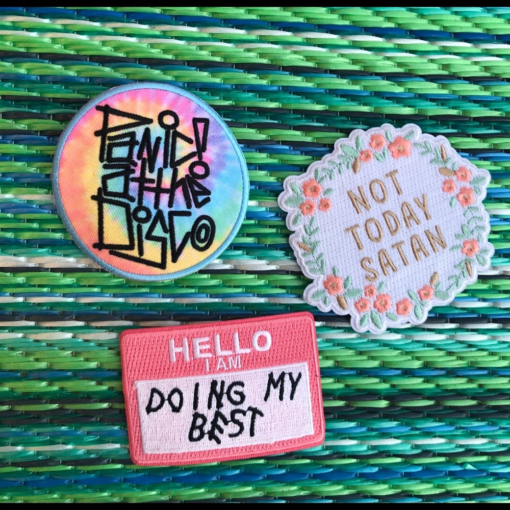 Iron on patches